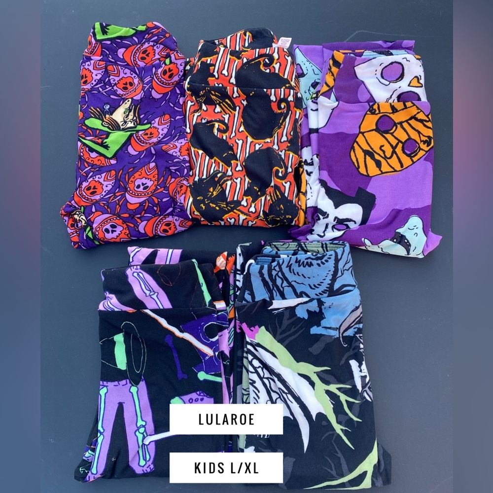 LuLaRoe Kids L/XL Halloween Leggings